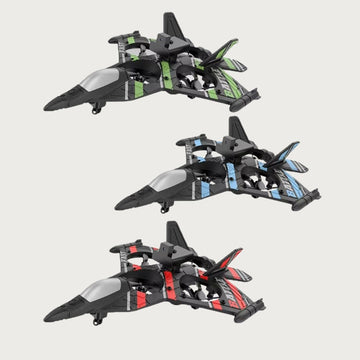 RC Fighter Jet for Kids – Remote Control Aircraft with 360° Flips & Lights