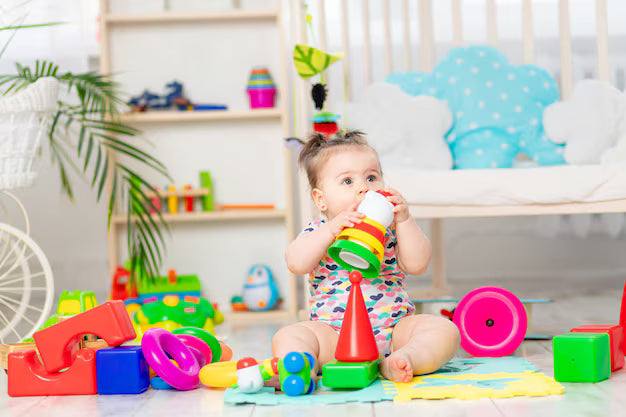 Activity-based baby play gym – affordable baby toys in Pakistan for learning and fun