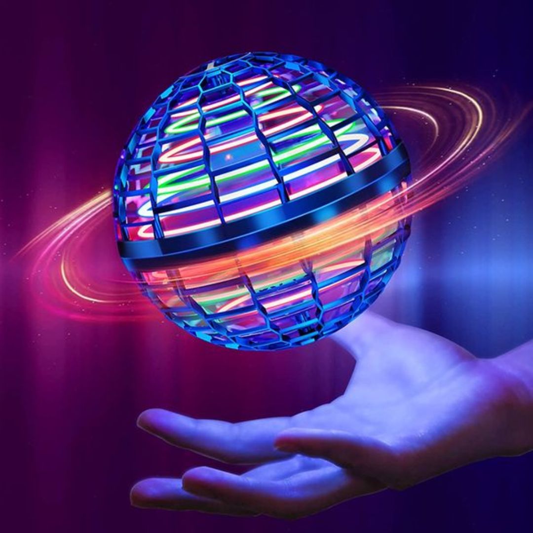 Flying Spinner Boomerang Ball – 360° Hover Toy with LED Lights for Kids