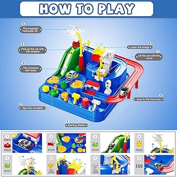 Car Adventure Race & Rescue Track – Magnetic Cars Playset for Kids My Store