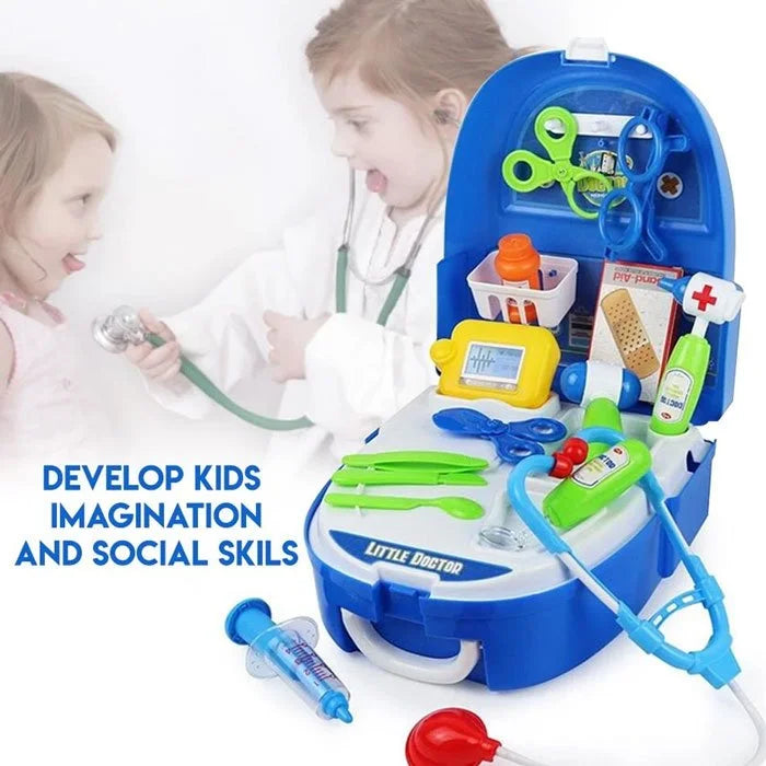 2-in-1 Doctor Kit Toy for Kids – Role Play & Learning Set
