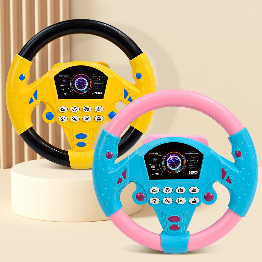 Kids Driving Simulator Toy – Realistic Car Steering Wheel with Lights & Sounds My Store