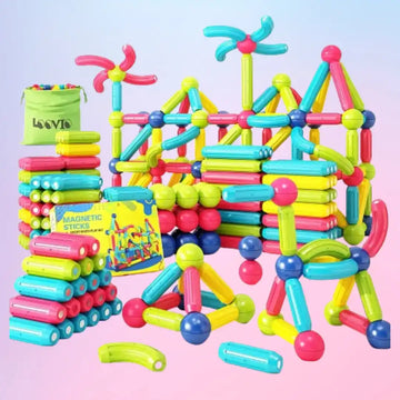 42-Pcs Magnetic Building Set – Rods & Balls Toy for Kids