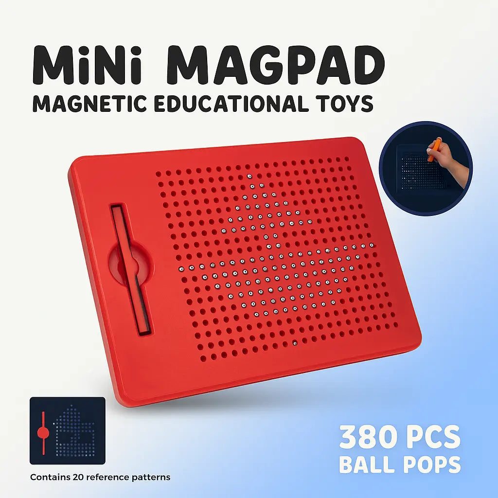 380-Piece Magnetic Drawing Board – Mini Pixel Art Pad for Kids My Store