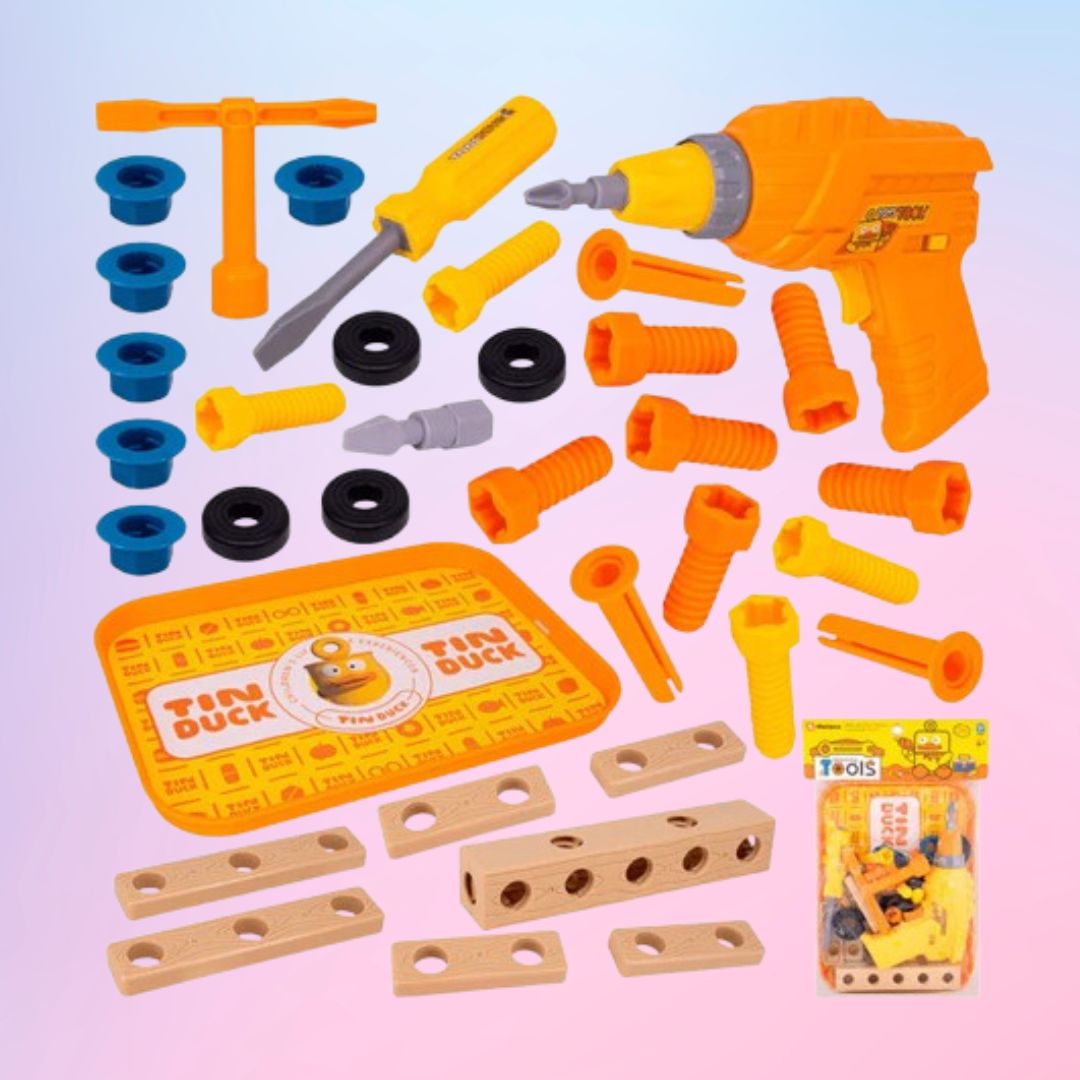 Kids Tool Set with Electric Drill – Creative Pretend Play Construction Toy My Store