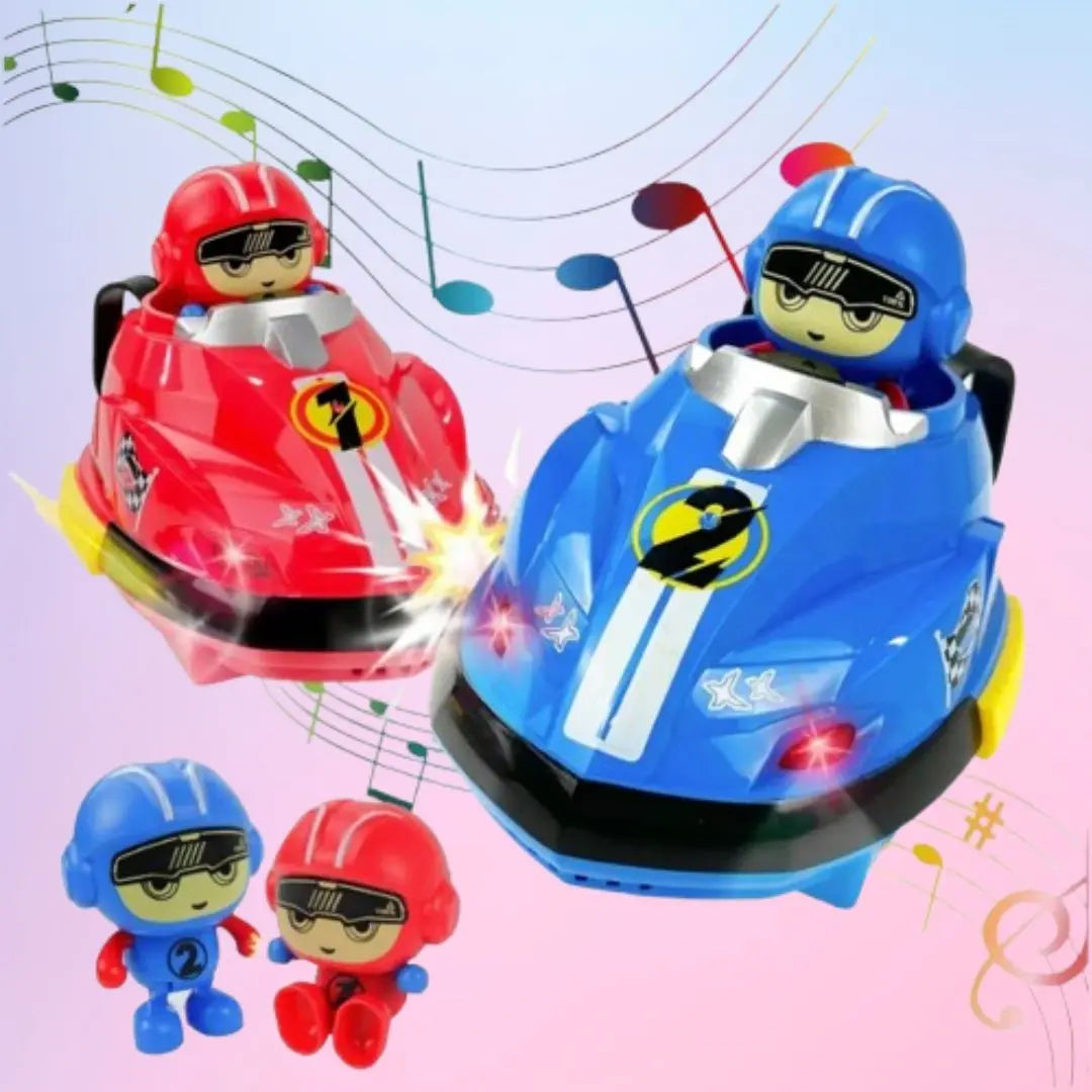 2-Player RC Battle Bumper Cars for Kids