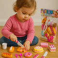 Fast Food Kitchen Play Set – Veggie Cutting Toy for Kids My Store
