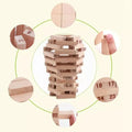 Classic Wooden Jenga Blocks with Dice – Fun Family Game - Toynest Store