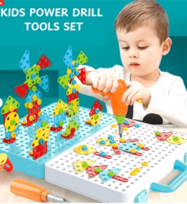 Creative Puzzle Box for Kids – STEM Educational DIY Drill & Screw Building Toy - Toynest Store