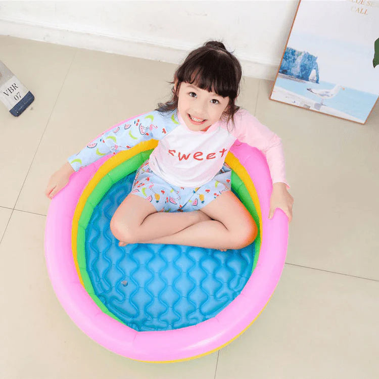 Intex 3ft Inflatable Kids Swimming Pool – Soft & Durable