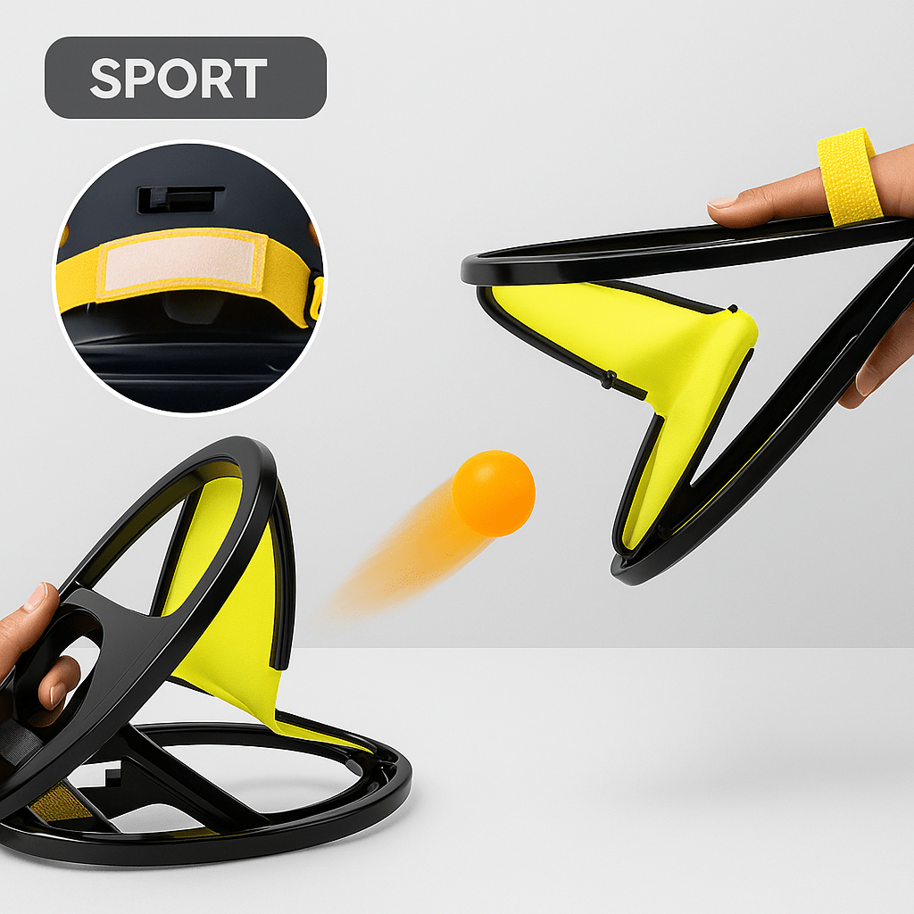 Hand Grasp Racket Ball Toy – Fun Fitness Game for Kids - Toynest Store