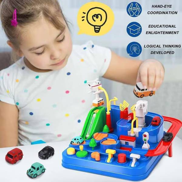 Car Adventure Race & Rescue Track – Magnetic Cars Playset for Kids My Store