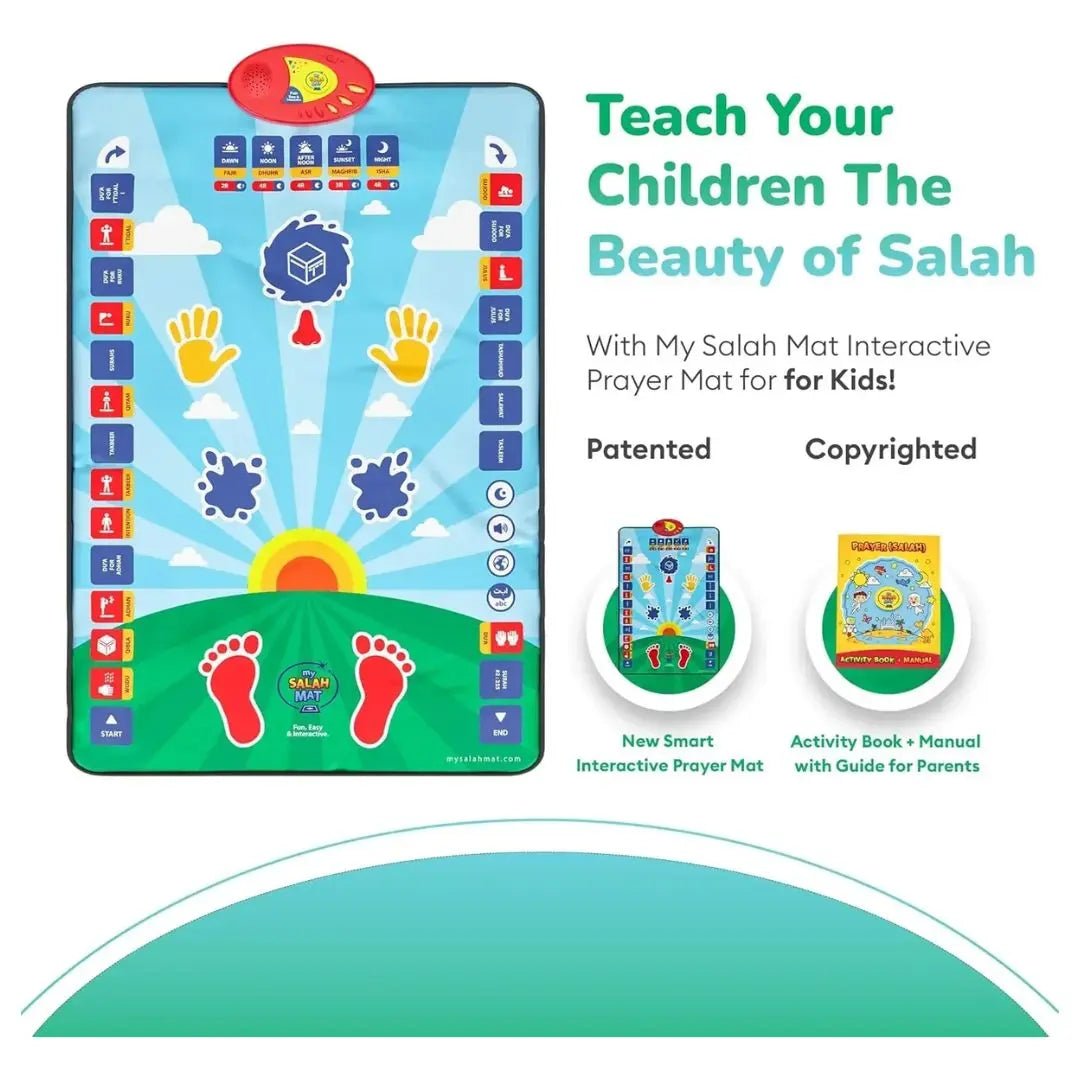 Islamic Prayer Mat for Kids – Teach Salah the Fun & Easy Way - Toynest Store