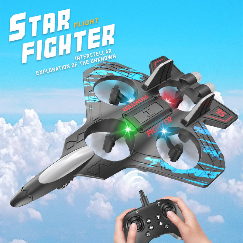RC Fighter Jet for Kids – Remote Control Aircraft with 360° Flips & Lights My Store
