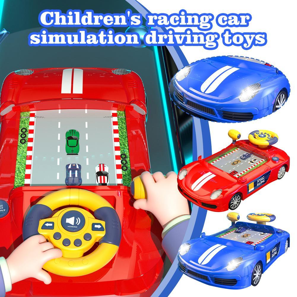 Racing Car Simulator Toy – Lights, Music & Real Driving Fun for Kids - Toynest Store