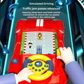 Racing Car Simulator Toy – Lights, Music & Real Driving Fun for Kids - Toynest Store