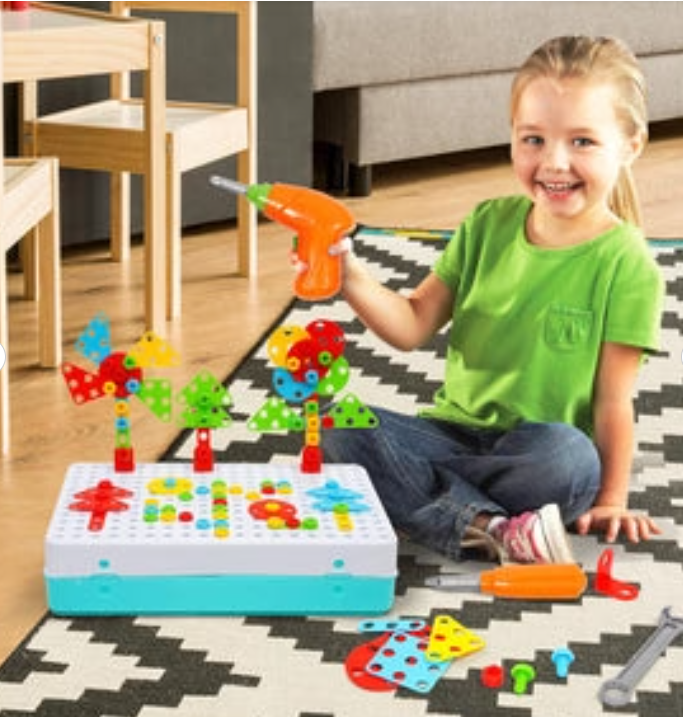 Creative Puzzle Box for Kids – STEM Educational DIY Drill & Screw Building Toy My Store