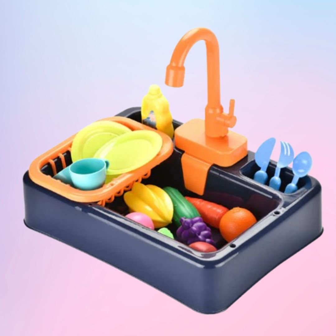 Wash Basin Kitchen Sink Toy for Kids – Fun Role Play with Accessories - Toynest Store