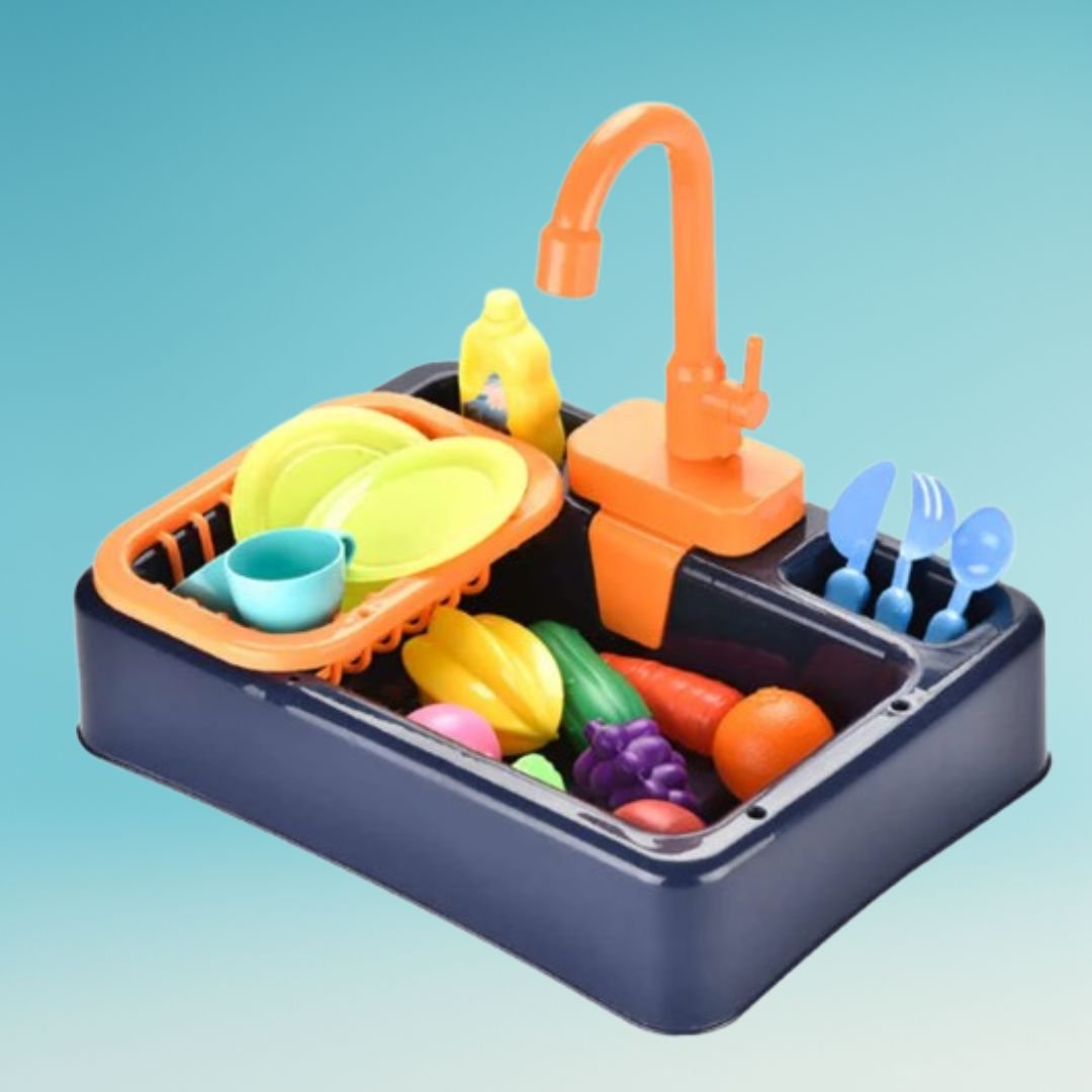 Wash Basin Kitchen Sink Toy for Kids – Fun Role Play with Accessories - Toynest Store