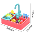 Wash Basin Kitchen Sink Toy for Kids – Fun Role Play with Accessories - Toynest Store
