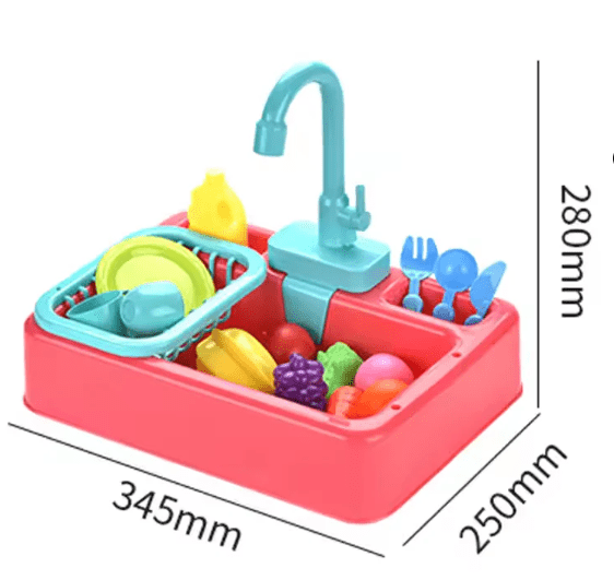 Wash Basin Kitchen Sink Toy for Kids – Fun Role Play with Accessories - Toynest Store